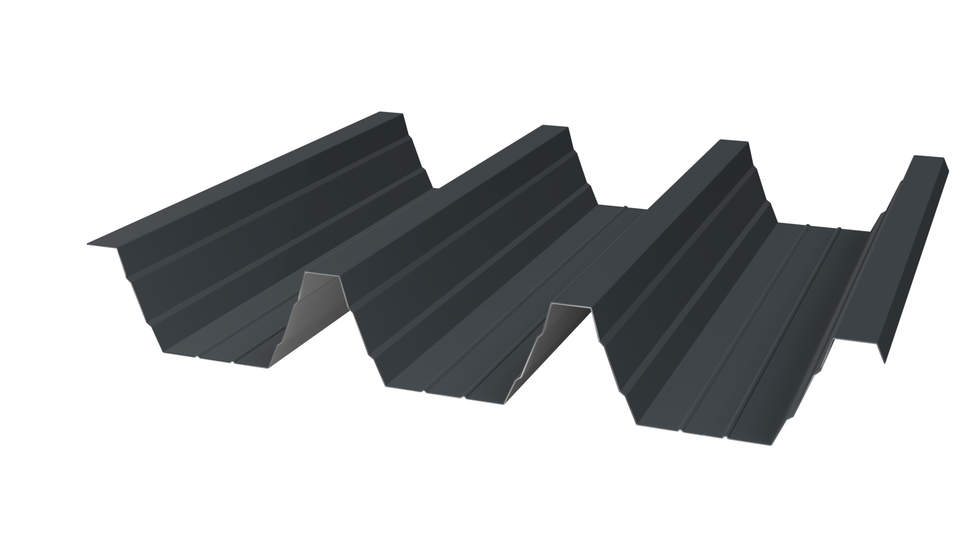 Tragschale Dach 135-310 Stahl 0.88mm RAL7016 