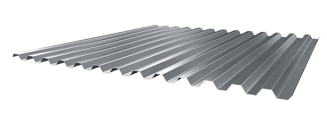 Trapezblech 20-75 Alu 0,9mm RAL9007 25µm PE RSL Dach