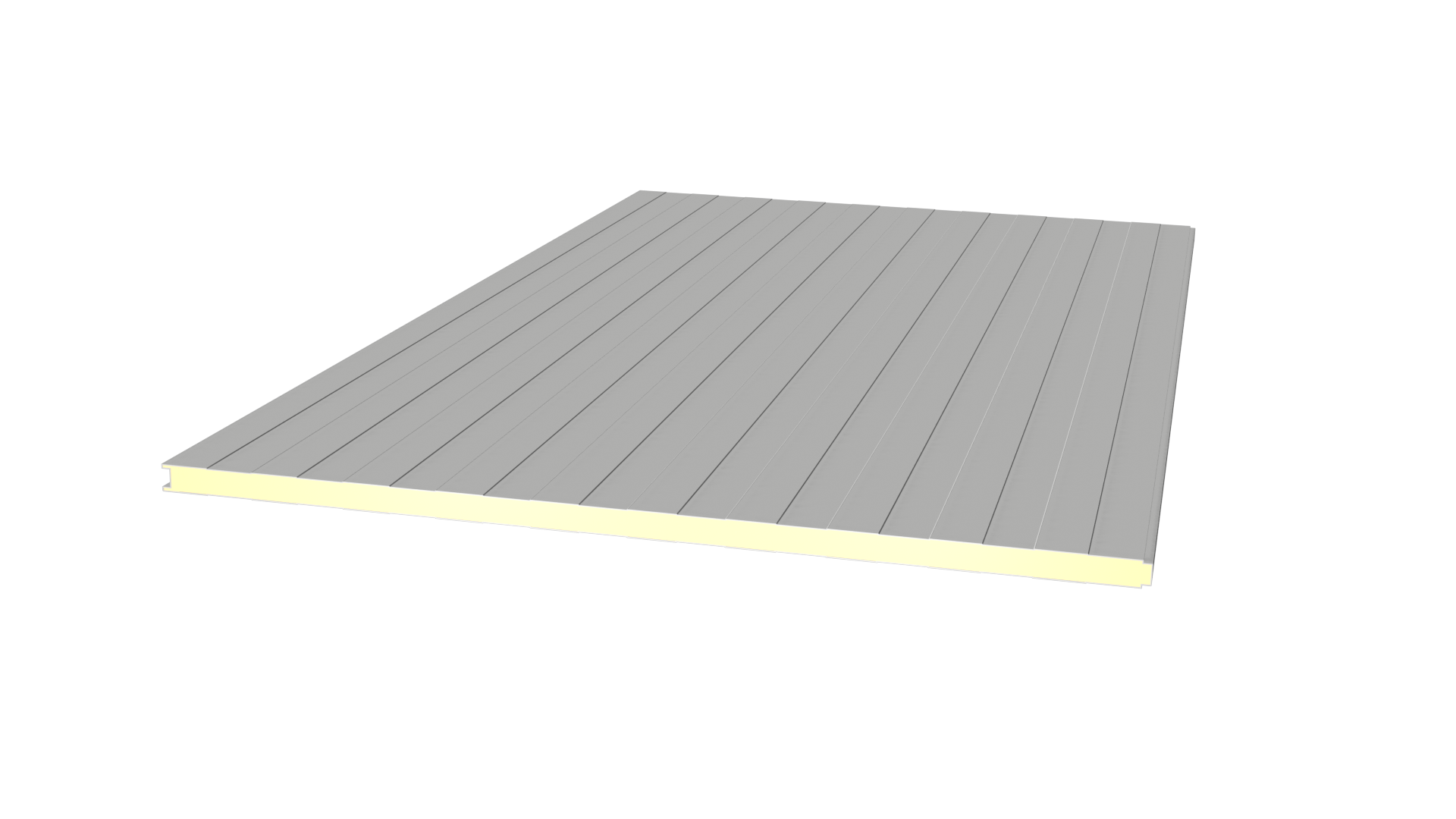 Sandwich Wand 60 RAL9006 