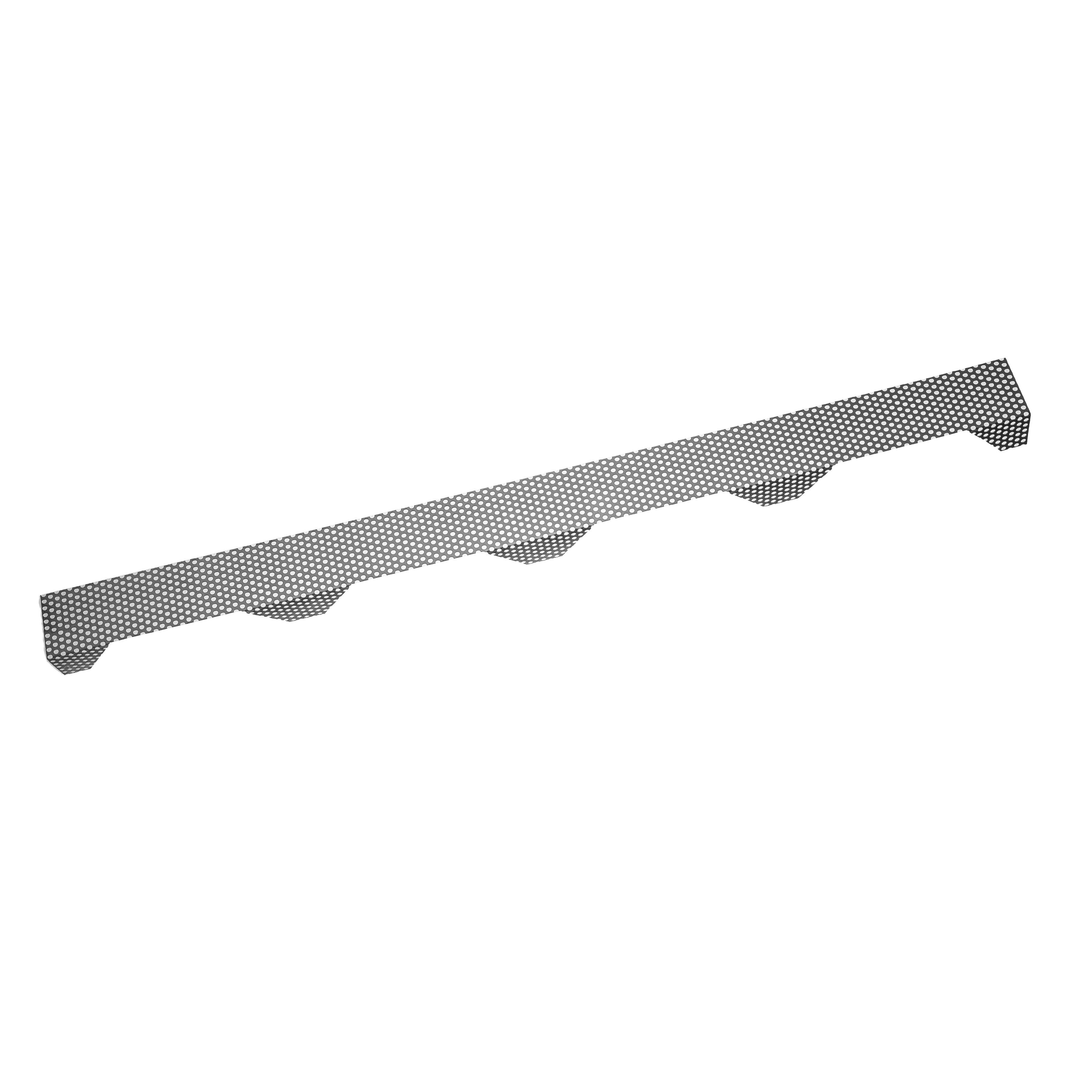 Lüftungsprofil Trapezblech 50-250 Alu Kleine Sicke Gelocht RV 5-8