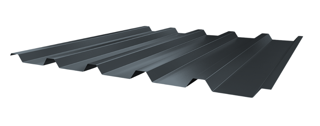Trapezblech 35-207 Alu 0,9mm RAL9006 25µm PE RSL Dach  Universalvlies