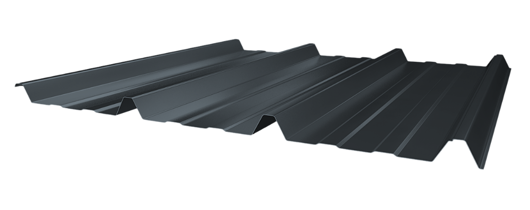 Trapezblech 45-333S Stahl 0,75mm RAL5010 25µm PE RSL Dach mit Wasserfalle Universalvlies