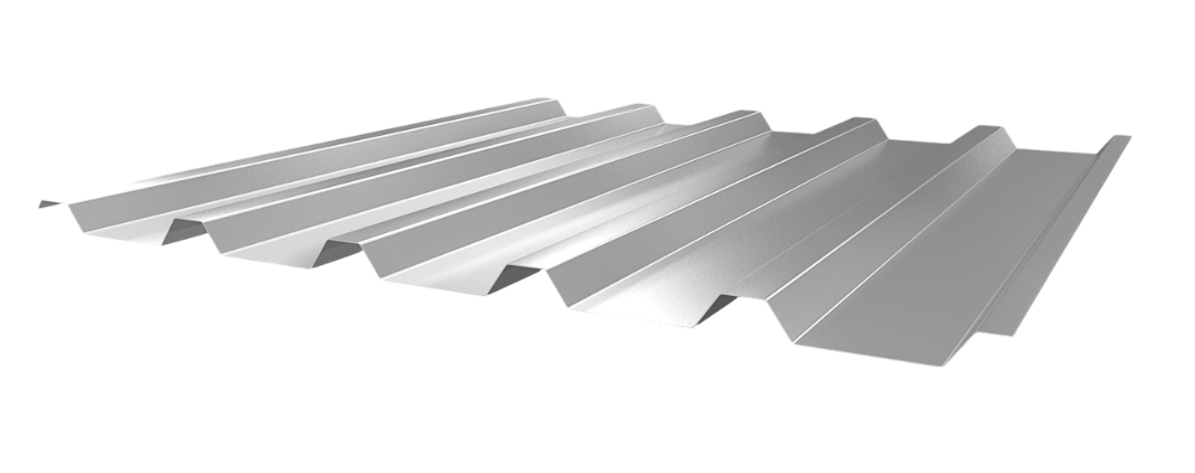 Trapezblech 35-207 Alu 0,9mm RAL9006 25µm PE RSL Dach  Universalvlies