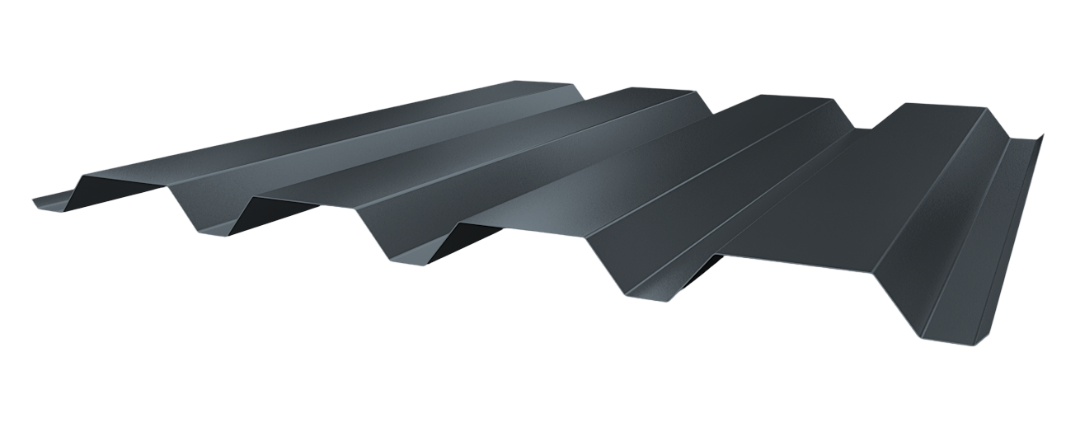 Trapezblech 50-250 Stahl 0,75mm RAL9007 25µm PE RSL Wand