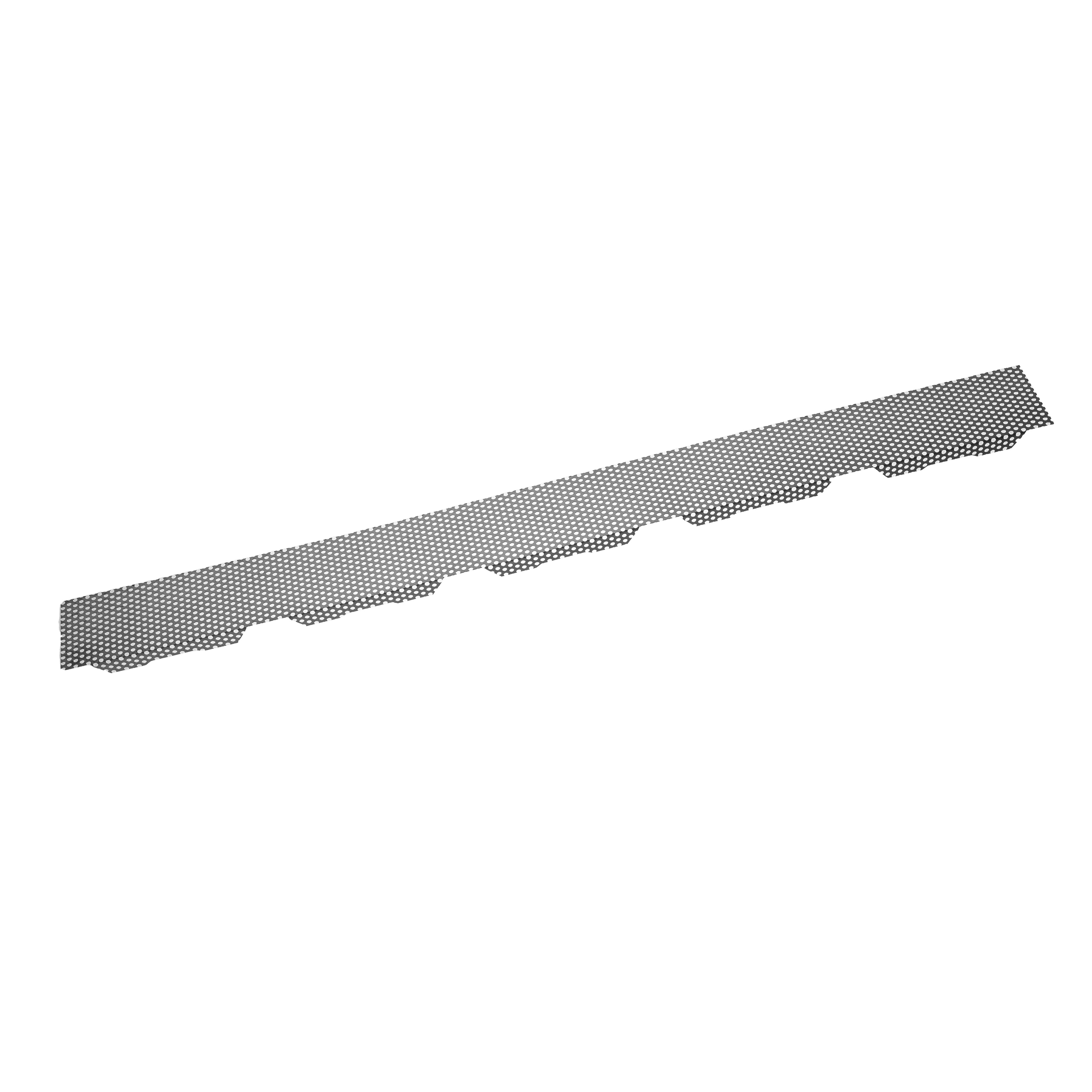 Lüftungsprofil Trapezblech 22-214 Alu Große Sicke Gelocht RV 5-8