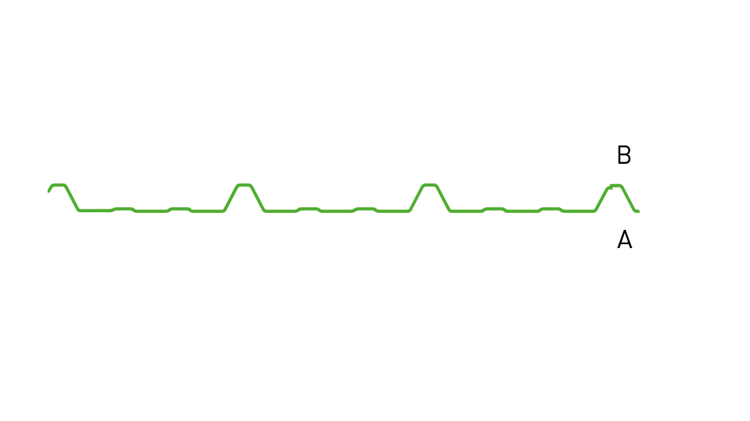 Trapezblech TP45-333S Dachprofil