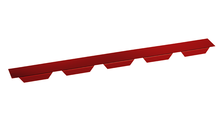 Zahnblech Trapezprofil 22-214 Stahl 0,75mm Große Sicke 90° RAL3000