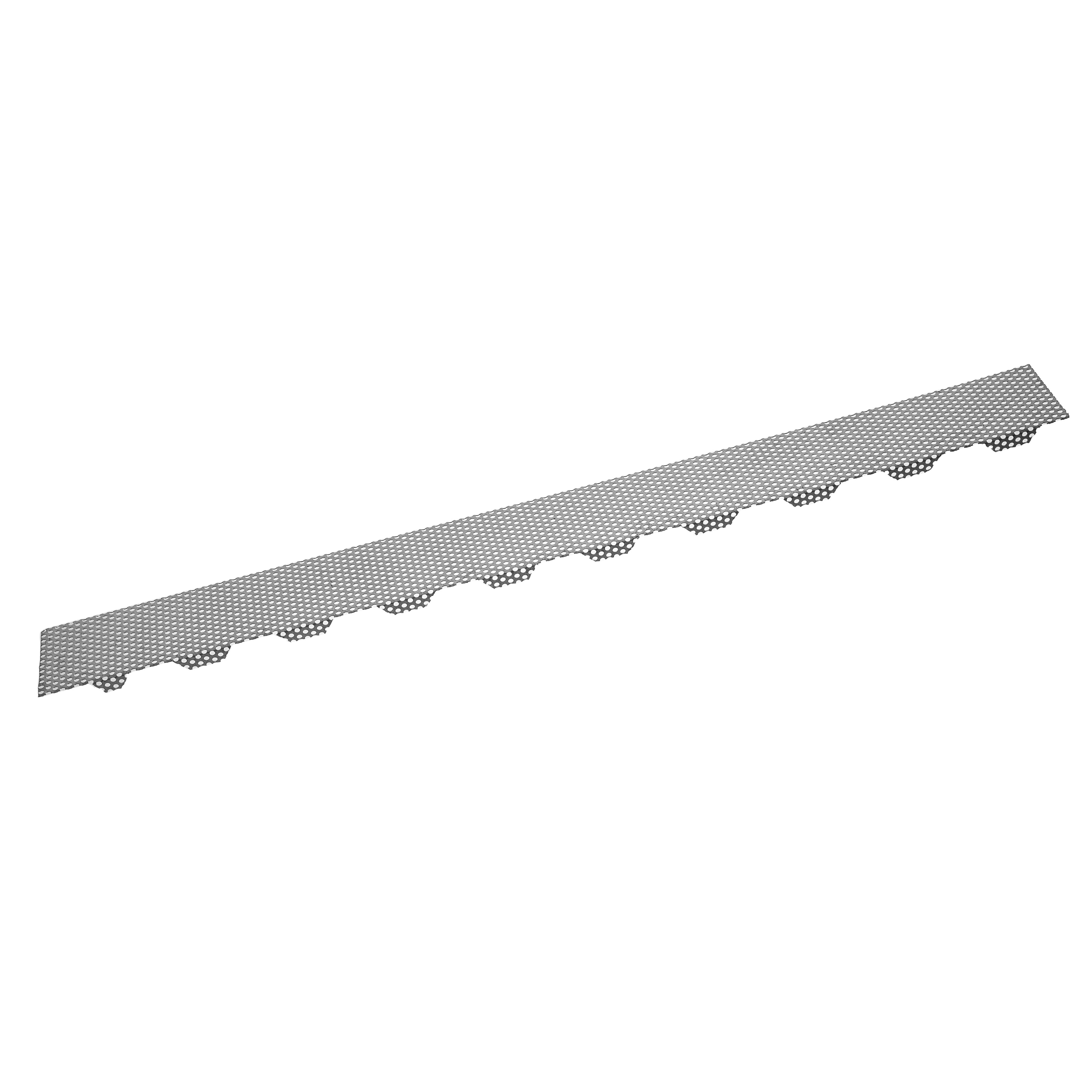 Lüftungsprofil Trapezblech 20-100 Alu Kleine Sicke Gelocht RV 5-8