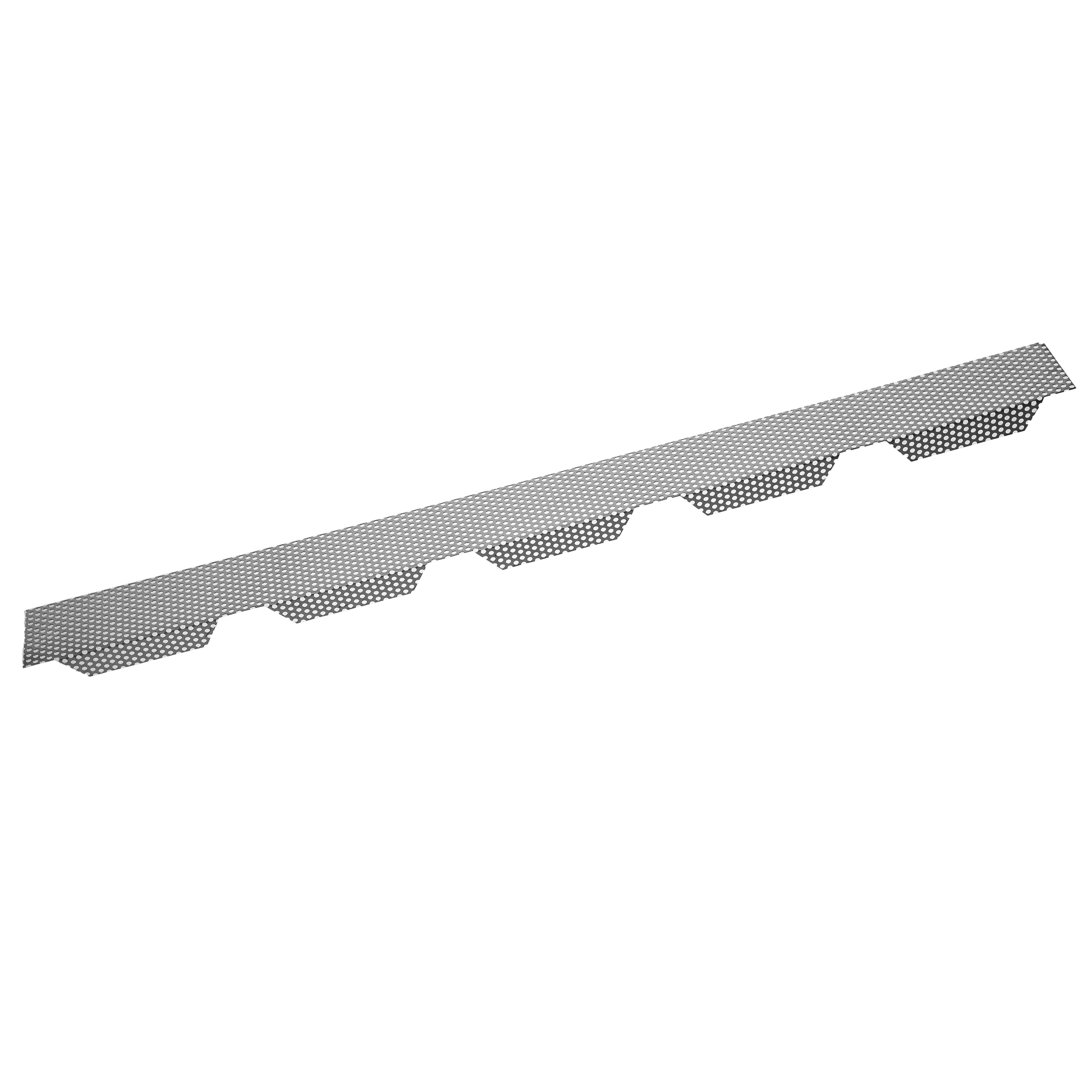 Lüftungsprofil Trapezblech 35-207 Alu Große Sicke Gelocht RV 5-8