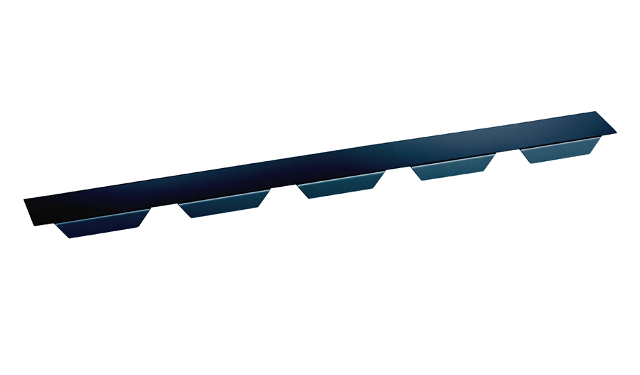 Zahnblech Trapezprofil 35-207 Stahl 0,75mm Große Sicke 90° RAL7016