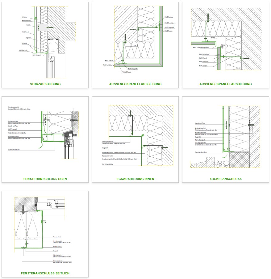 Details Aluminium Verbundplatte