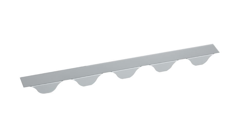 Zahnblech Wellprofil 27-111 Alu 0,9mm symmetrisch 90° RAL9006