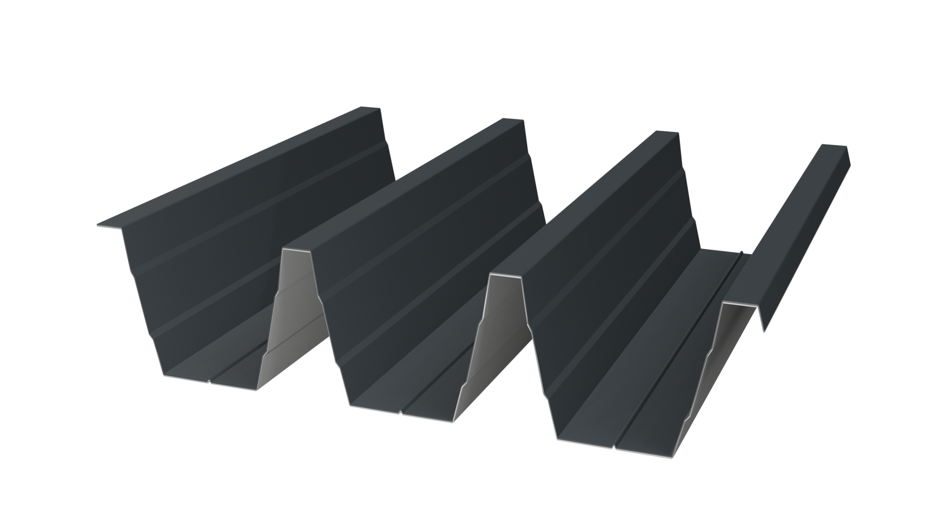 Tragschale Dach 160-250 Stahl 0.75mm RAL7016 