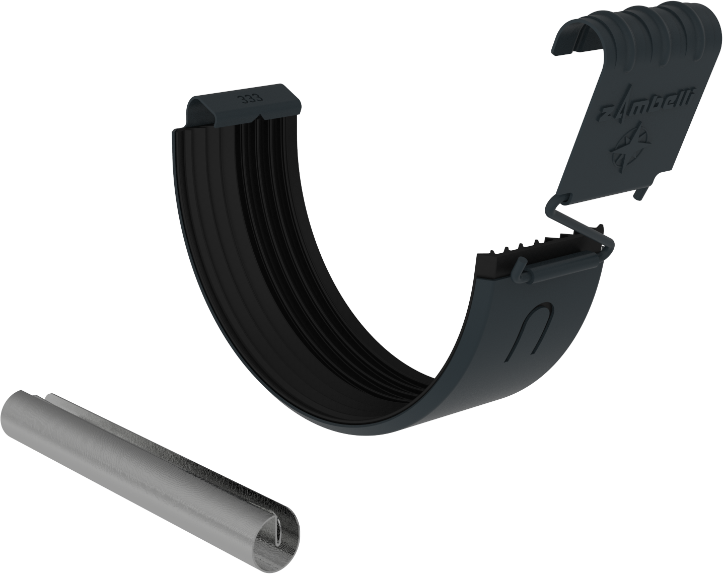 Rinnenverbinder 333-100 RAL7016 